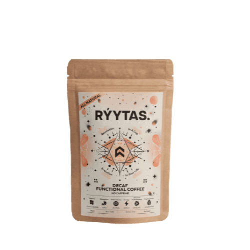 RÝYTAS. BE KOFEINO Funkcinė grybų kava – De-Caf